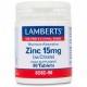 ZINC 15 mg LAMBERTS