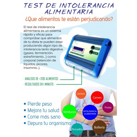 TEST DE INTOLERANCIA ALIMENTARIA