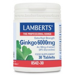 Ginkgo 6000 mg 30 tablets