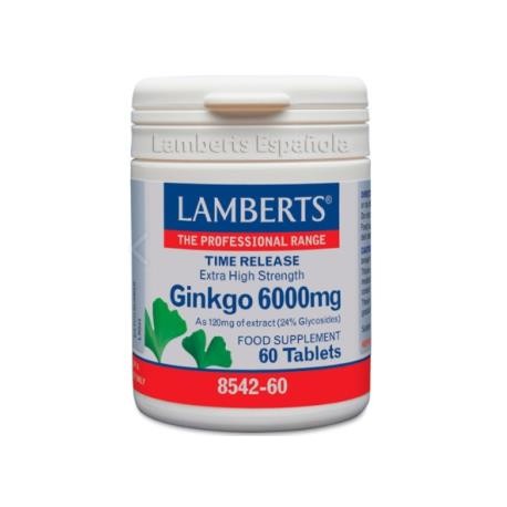 Ginkgo 6000 mg 60 tablets