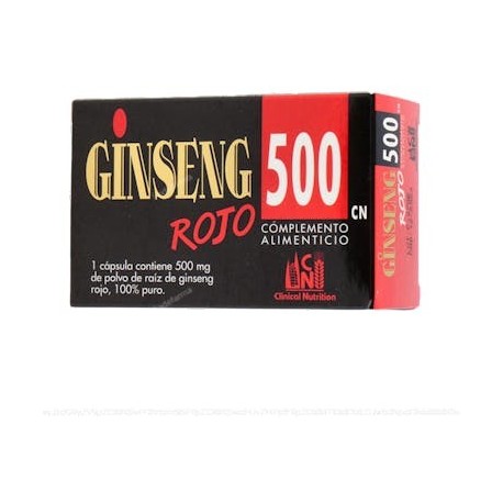 GINSENG ROJO (Panax Ginseng) 60 caps.