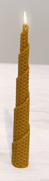 VELA PANAL ESPIRAL 25 CM