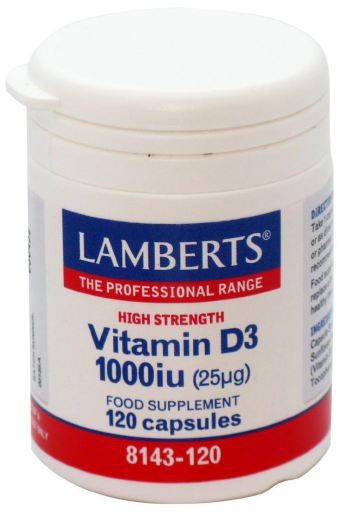 VITAMINA D-3 1000 IU  120 CÁPSULAS