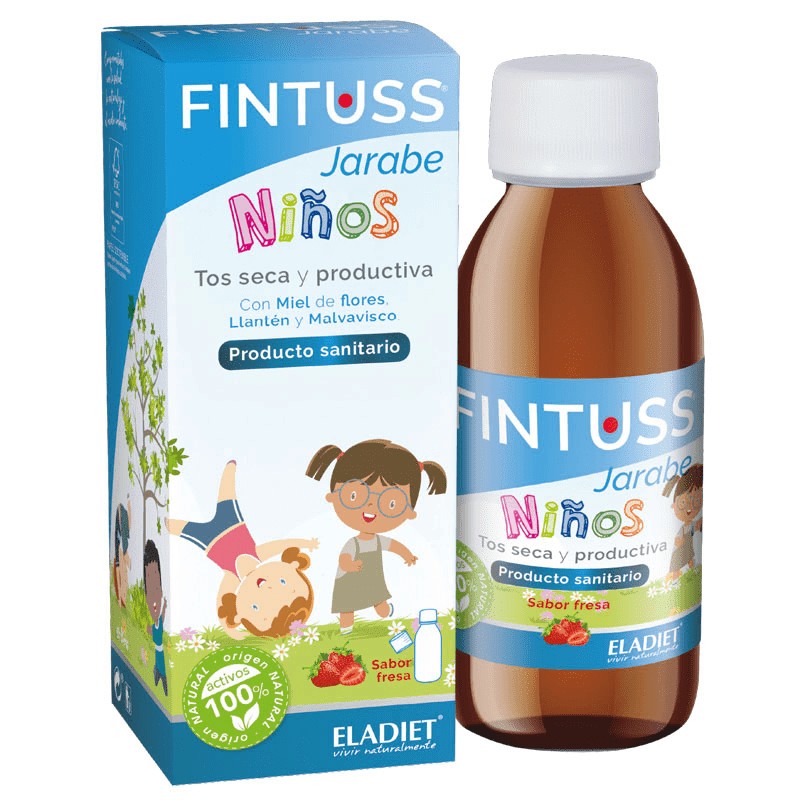 FINTUSS Jarabe para niños Tos seca y productiva FINTUSS Jarabe para niños Tos seca y productiva