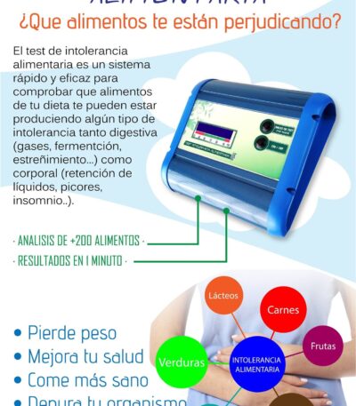 TEST DE INTOLERANCIA ALIMENTARIA
