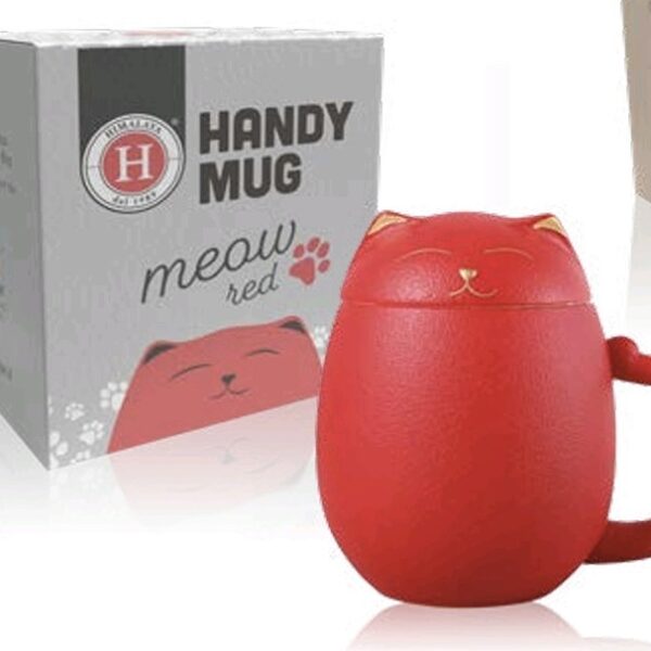 Taza infusión gato rojo