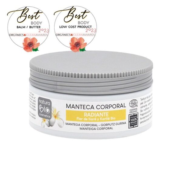 MANTECA DE KARITE  y TIARÉ BIO 200 ML