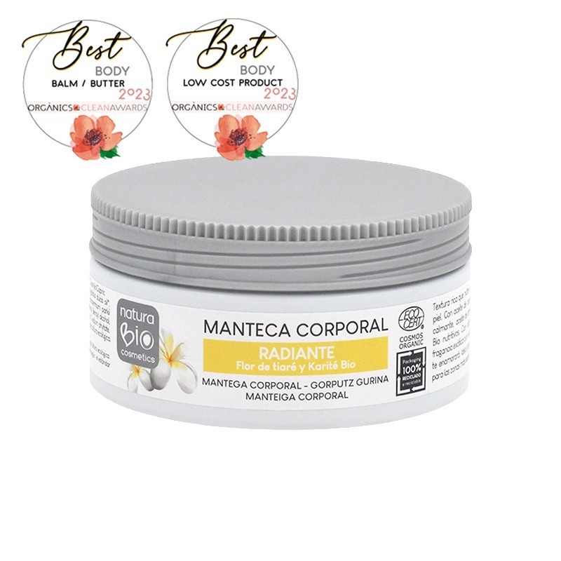 MANTECA DE KARITE y TIARÉ BIO 200 ML MANTECA DE KARITE y TIARÉ BIO 200 ML