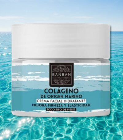Crema  facial con colágeno marino