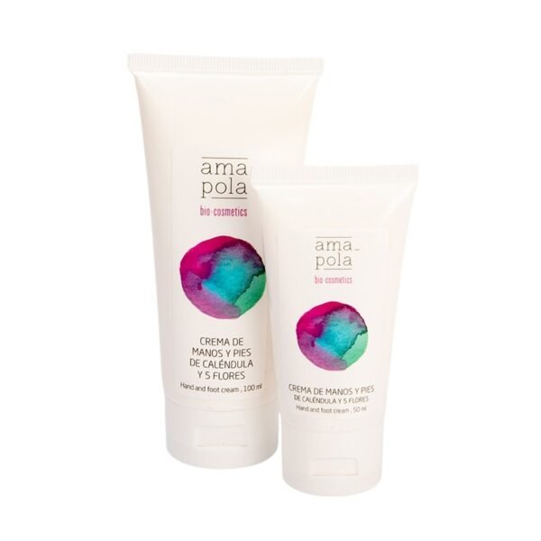 CREMA DE MANOS Y PIES DE CALÉNDULA Y 5 FLORES